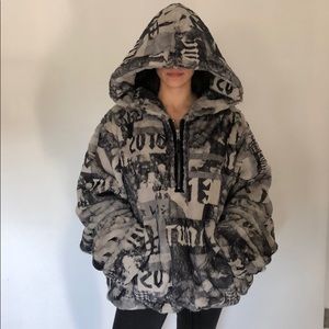 Fenty Puma by Rihanna faux fur hoody jacket
